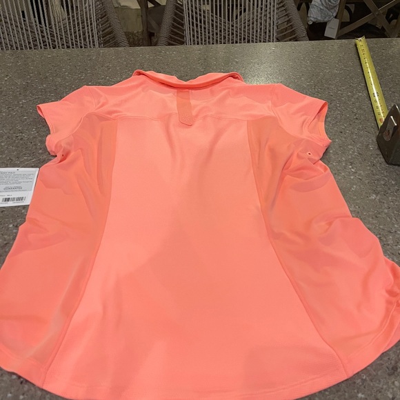 Athleta Coral Polo NWT size L DriFIT fabric with venting - Picture 11 of 14